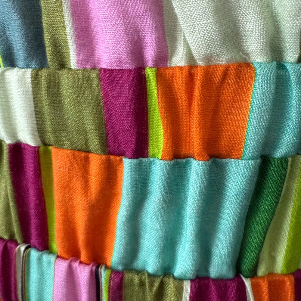 Anthropologie Hope for Flowers by Tracy Reese striped linen midi dress. XS - Picture 6 of 11